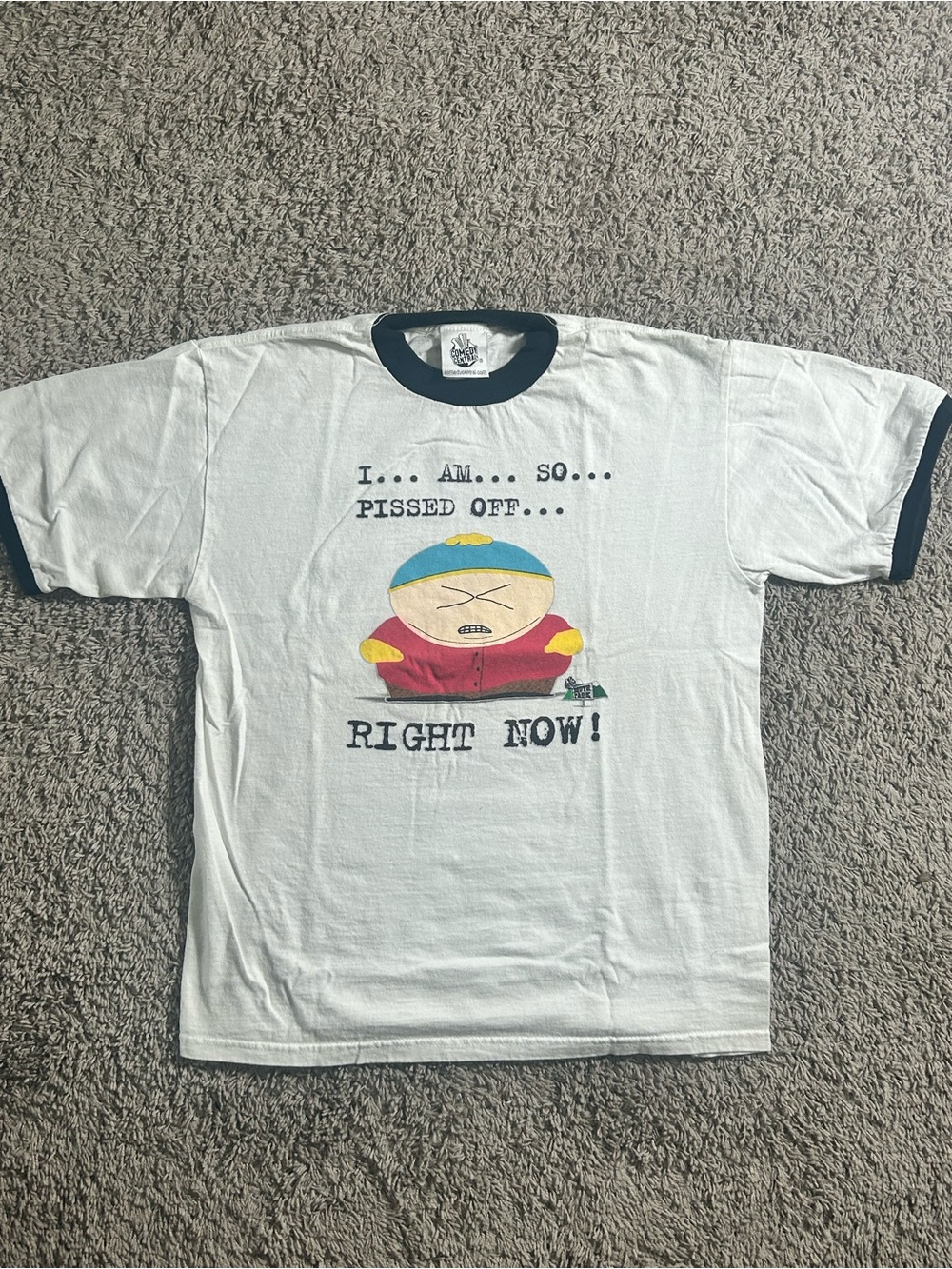 South Park White Ringer T‑Shirt